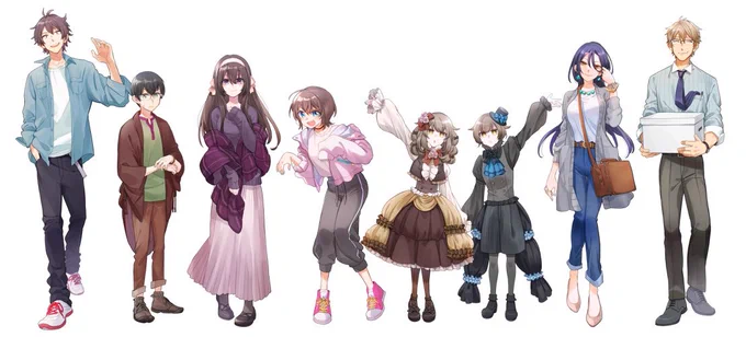 🌱お知らせ🍑
神田笑一さん企画の豪華キャスト生ボイスドラマ #にじドラ にてキャラクターイラスト等いっぱい描かせていただきました!

明日7月12日(火)19:00〜神田さんのチャンネル以下URLにて開始です!
私も楽しみです!!
よろしくお願いします〜〜!

https://t.co/yathUtOlFc 