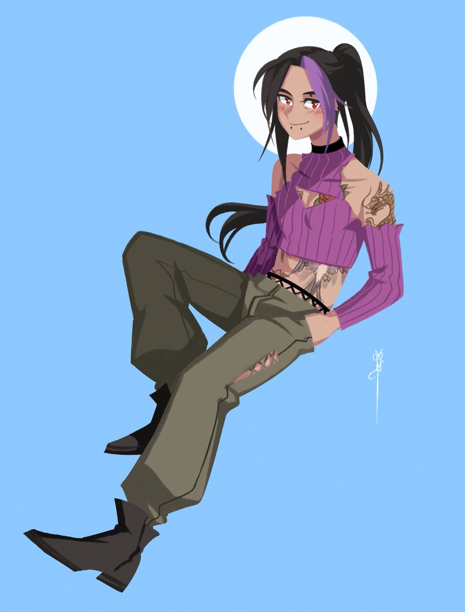 grey_owl22's tweet photo. Another lineless art attempt I did a while ago with Inky!! I missed drawing them so much 😭
I've been enjoying drawing with this style lately!
#othoc https://t.co/6JAqdCqM0l