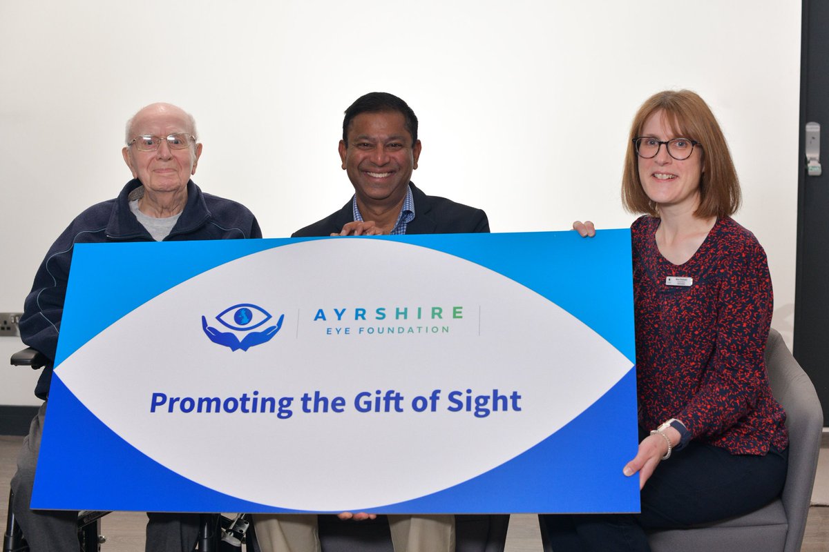 urquhartopts's tweet photo. Great to be part of the first Ayrshire Eye Foundation
charity event, our Optometrists Nina & Neil attended with their patients. Prof. Srinivasan is providing sponsored cataract surgery through the foundation and @AyrshireEyeπ #startseeingthingsdifferently https://t.co/0OAjth338C