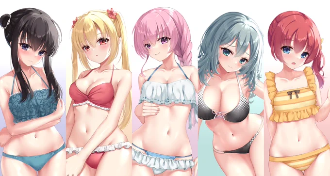 リドジョ水着まとめです 