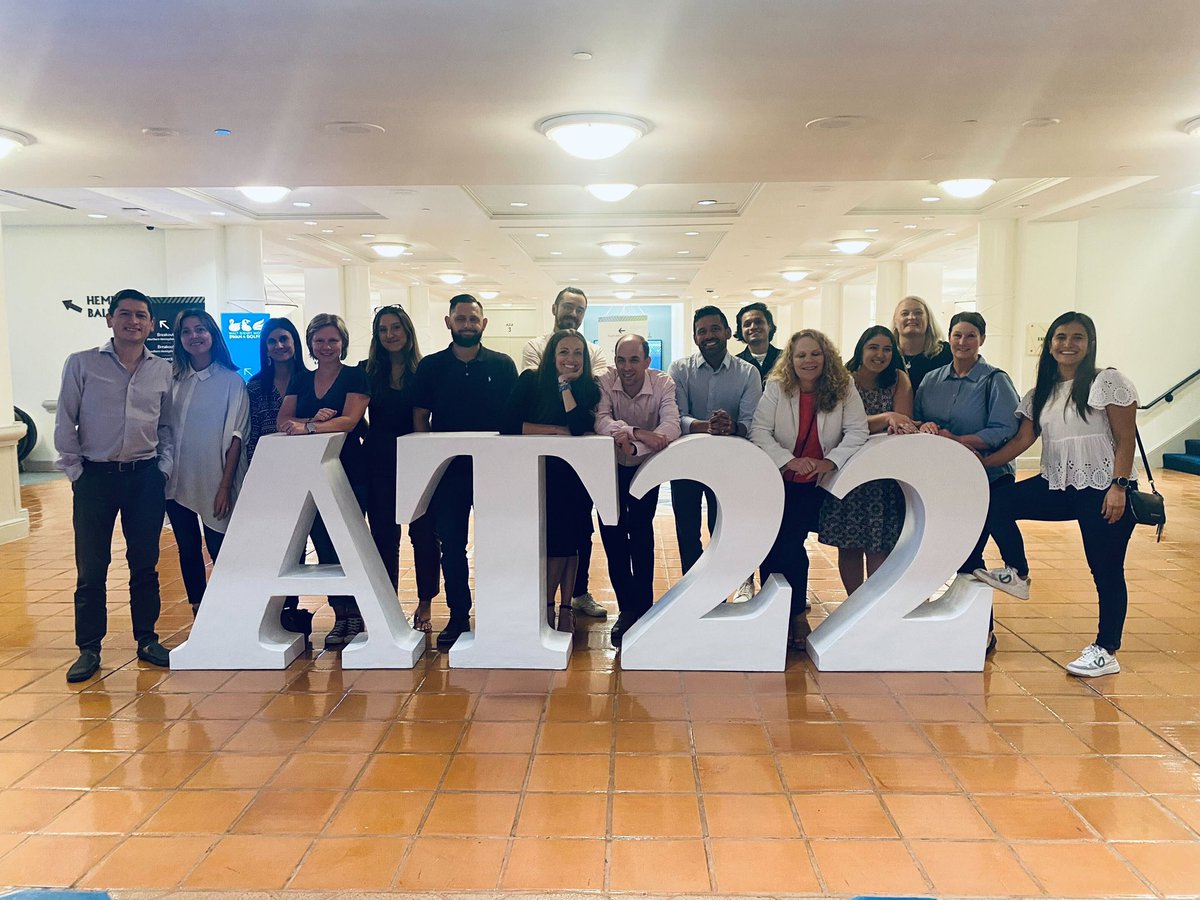 First time all together for one combined conference! #AT22