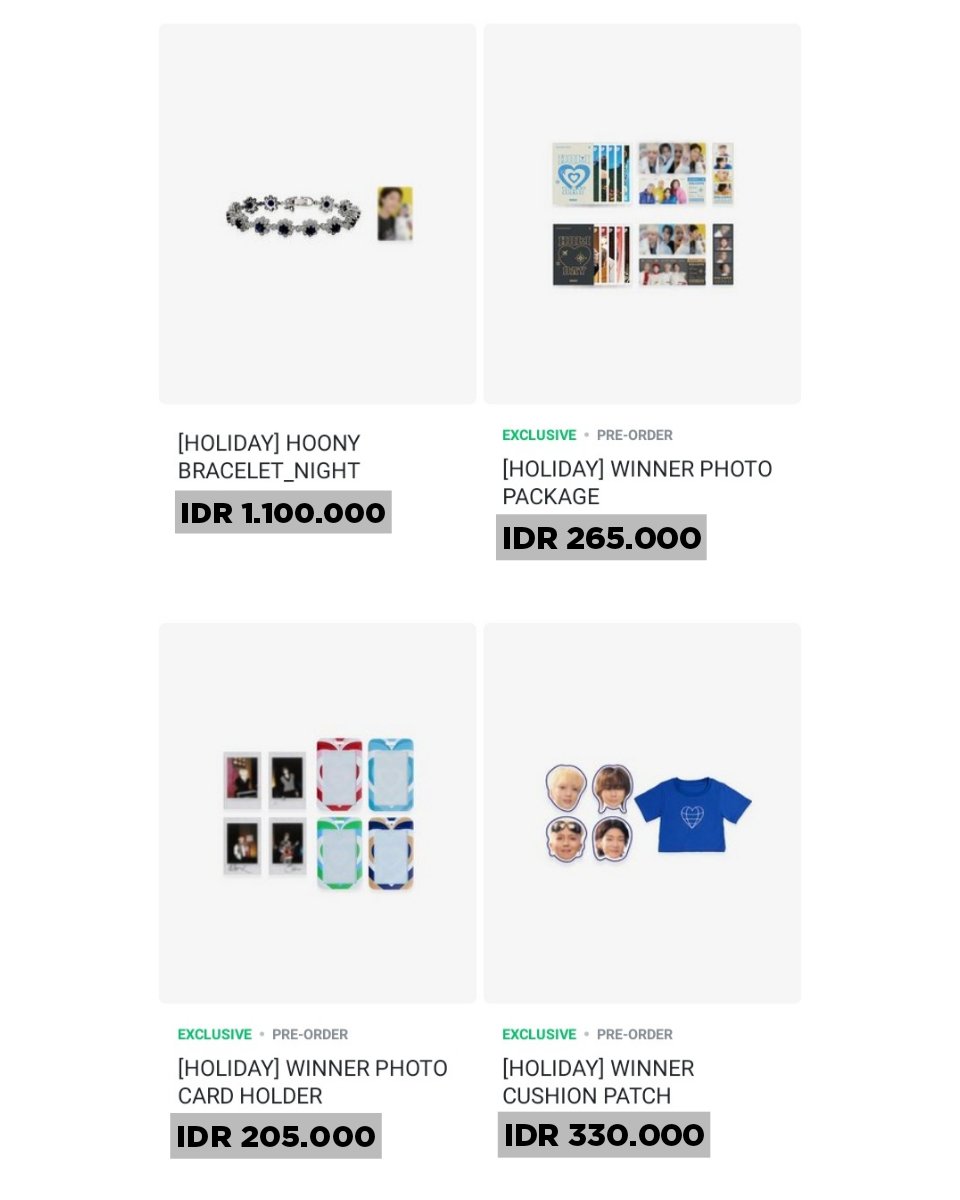 OliviahCindy's tweet photo. [Open INA PO]

HOLIDAY Official MD 🍀

✅ Wajib isi form
✅Item &amp; Price cek pict
✅FIXED Price, inc EMS tax
✅DP 60%
✅Pelunasan setelah MD sampai INA
✅Close PO 1: 20 Juli at 8PM
✅Close PO 2: 28 Juli at 8PM

🔗https://t.co/U0Uuthwk1e

#위너 #WINNER #WTS #kpop #icsell Wisell https://t.co/EGYR7WuW8g