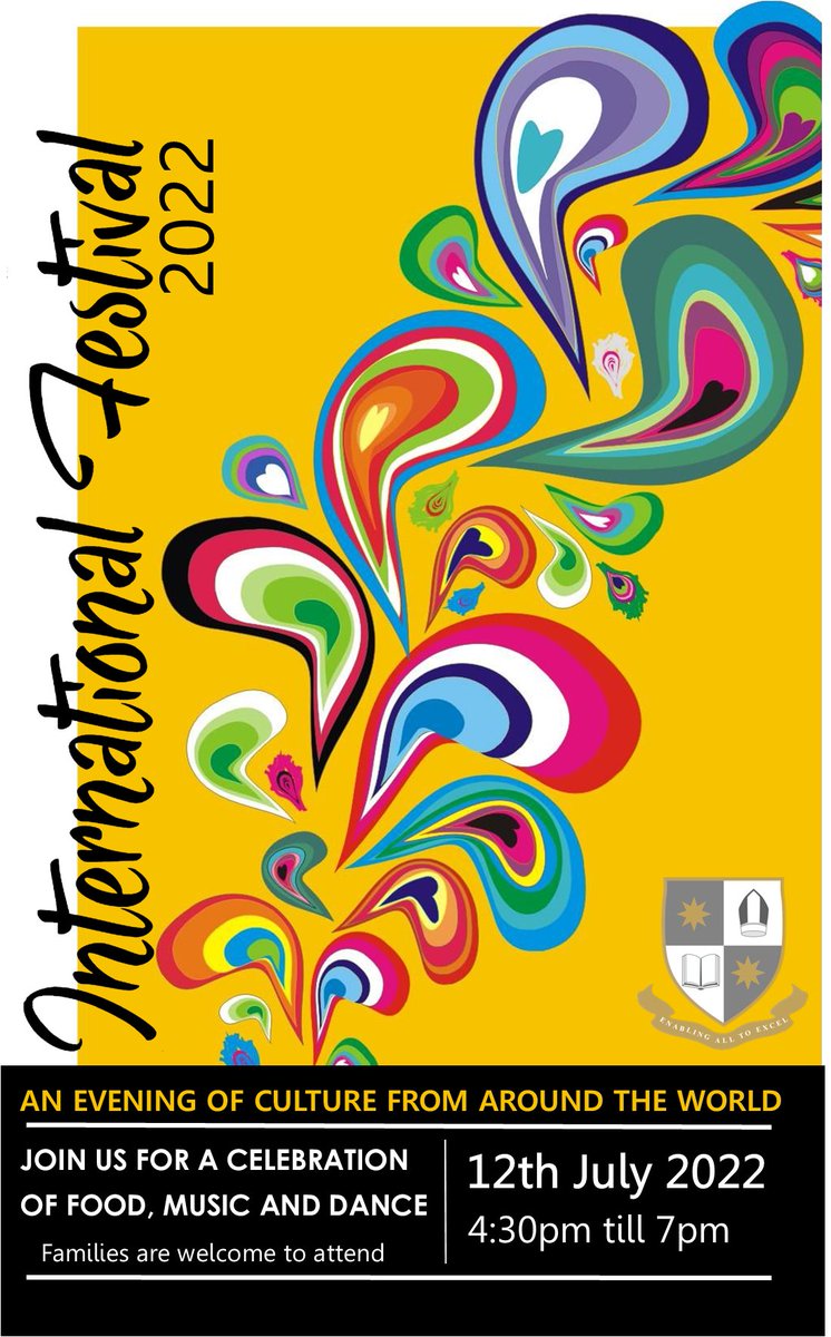 Come and join us for an evening of culture from Around the World at Bishop David Brown School on Tuesday 12th July, 4.30pm-7pm <a href="/welovewoking/">We Love Woking</a> #proudofbdb <a href="/bdbschool/">Bishop David Brown </a>