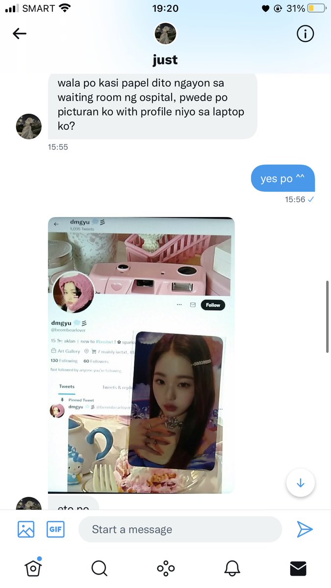 beombearlover tweet picture