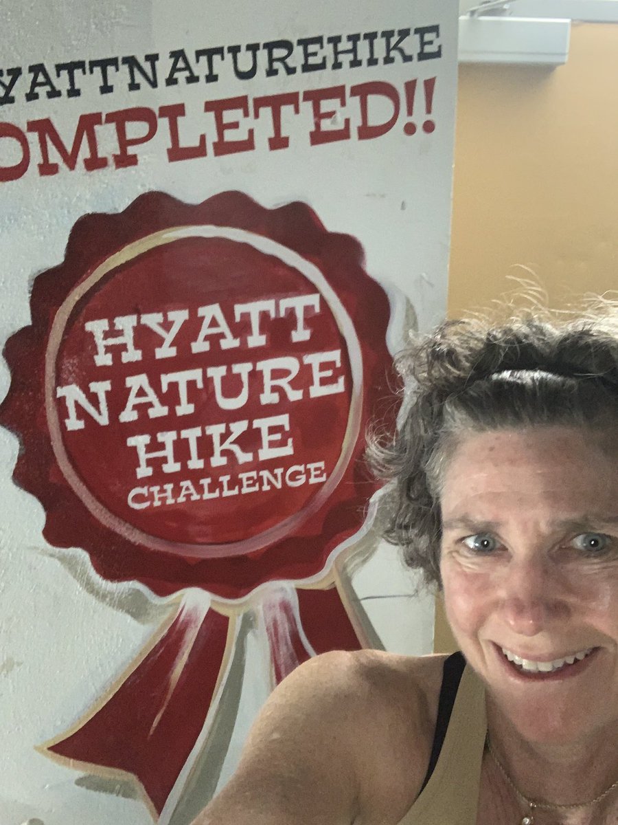 7 minutes to the top! #hyattnaturehike  Completed!