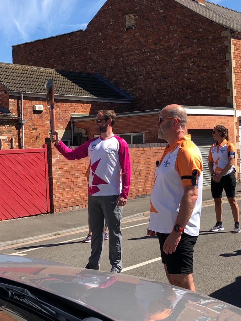 Our very own James MacLeod taking part in the Birmingham 2022 Commonwealth Games Queen’s Baton Relay today. Such a positive and fun experience to be a part of this amazing event! #B2022 #Bridj #drt