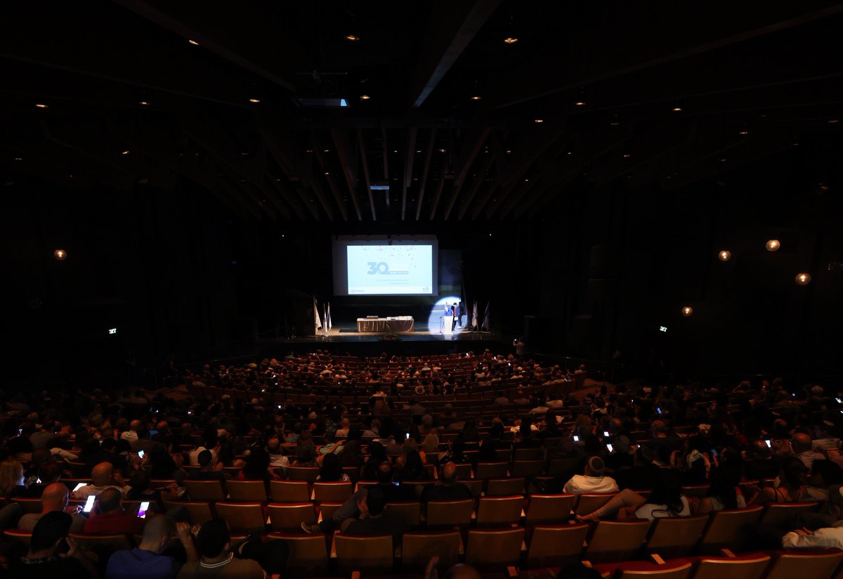 lamas_dovrut's tweet photo. Acting National Statistician of Israel, Yoel Finkel, leading the celebration of #FPOS30 before the entire workforce of the Israeli Central Bureau of Statistics at its annual worker summit last week. https://t.co/BC9pOn8H1L