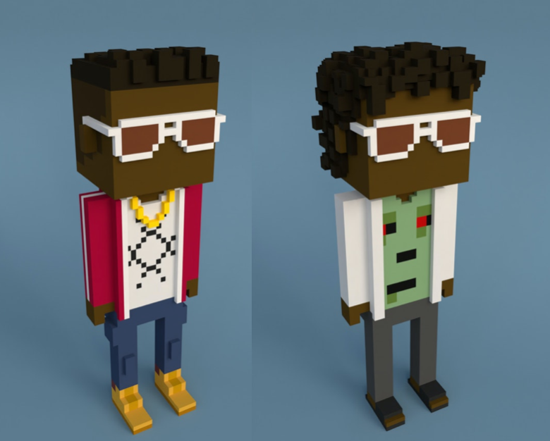 I collected a crazy combo: 
"<a href="/autoglyphs/">Autoglyphs Bot</a> + <a href="/cryptopunks/"></a>" <a href="/MeebitsNFTs/">Meebits</a> 
Only 6 possible combos could be created.
I imagine them in some kind of Metaverse Museum, being the web3 version of the "David of Michelangelo".

Remember, collecting is fun but can also become an ART
✌️👼