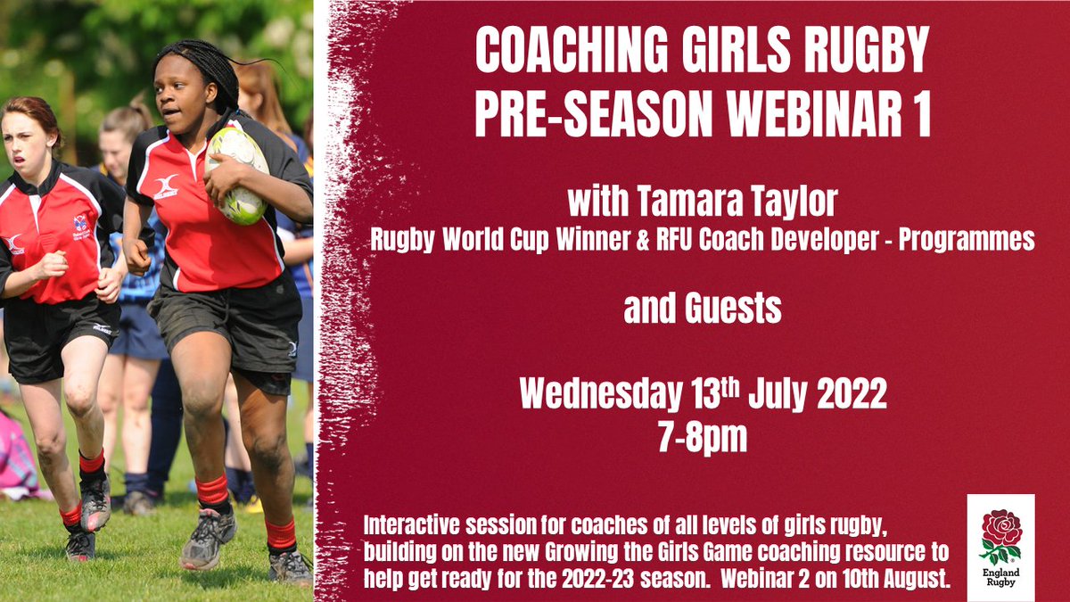 📢Calling Girls Rugby Coaches🏉

👉Signup link - bit.ly/3Iw6u4p

👍Please RT - All girls coaches welcome!

<a href="/QKidsFirst/">Kids First Rugby</a> <a href="/RFU/">Rugby Football Union</a> <a href="/RFU_GameDev/">RFU Game Development</a> <a href="/ERrugbycoach/">England Rugby Coach</a> <a href="/rfuclubsupport/">@RFUClubSupport</a> <a href="/rfuswestgamedev/">@RFUSWestGameDev</a> <a href="/RFUNorthGameDev/">North Game Development</a> <a href="/rfuseastgamedev/">RFU South East Game Development</a> <a href="/RFUMidsGameDev/">RFUMidsGameDev</a> <a href="/EngRugbySchools/">England Rugby Schools</a> <a href="/EngRugColleges/">England Rugby Colleges</a>