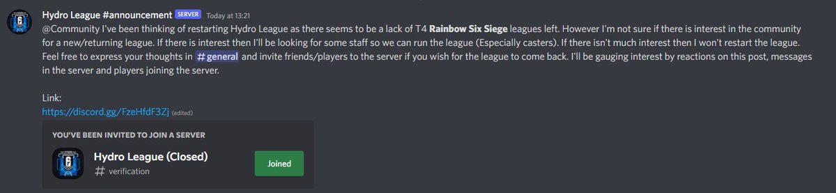 Hydro League tweet media
