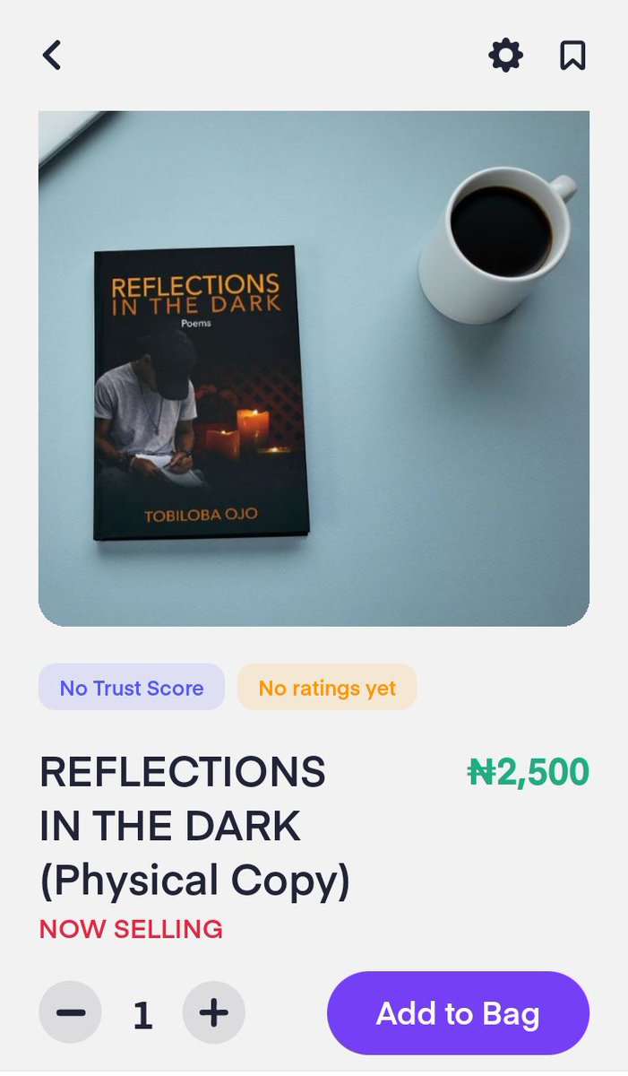 daddy_ojo's tweet photo. Step 1: Access your @getpocketapp Pocket by Piggyvest app (available on Playstore & App Store).
Step 2: Search for "Reflections In The Dark".
Step 3: Click on Reflections In The Dark and select how many copies you will like to get.
#PocketByPiggyvest
#ReflectionsInTheDark https://t.co/pPzFNQ9RRZ