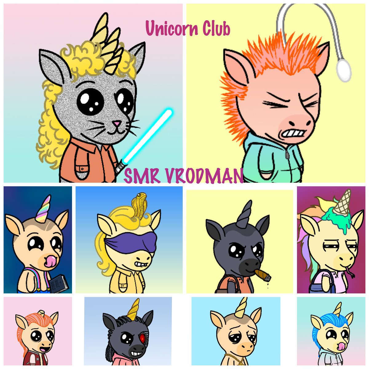 SMR VRODMAN🐢❤️ (@smrvrodmann) on Twitter photo #unicornclub is currently minting!!
Mint price of .02 with a promo for 12 more hours, hold 2 get 1 airdropped!!.
If you would rather snipe. FP is just above mint price!!
opensea.io/collection/uni…
<a href="/unicorn_clubnft/">Unicorn Club 🦄</a> is doubling as a YouTube series, a ton of utility in this project! #unicornclub is currently minting!!
Mint price of .02 with a promo for 12 more hours, hold 2 get 1 airdropped!!.
If you would rather snipe. FP is just above mint price!!
opensea.io/collection/uni…
<a href="/unicorn_clubnft/">Unicorn Club 🦄</a> is doubling as a YouTube series, a ton of utility in this project!