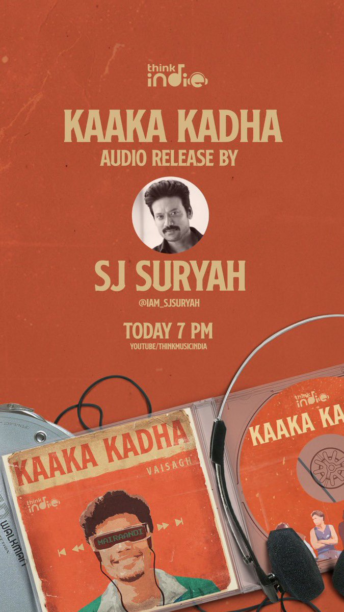 Think Music (@thinkmusicindia) on Twitter photo Just #1 hour to go for #KaakaKadha track!
The stunning <a href="/iam_SJSuryah/">S J Suryah</a> to release the audio today @7️⃣PM
#ThinkIndie @vaisaght <a href="/annsheetal1/">annsheetal</a> <a href="/PawanAlex/">pawan alex</a> #PavithraKumar <a href="/amudhanpriyan/">Amudhan Priyan</a> <a href="/pradeepdevakum1/">pradeepdevakumar</a> Just #1 hour to go for #KaakaKadha track!
The stunning <a href="/iam_SJSuryah/">S J Suryah</a> to release the audio today @7️⃣PM
#ThinkIndie @vaisaght <a href="/annsheetal1/">annsheetal</a> <a href="/PawanAlex/">pawan alex</a> #PavithraKumar <a href="/amudhanpriyan/">Amudhan Priyan</a> <a href="/pradeepdevakum1/">pradeepdevakumar</a>