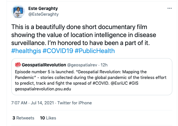geospatialrev's tweet photo. @EsriUC @josephkerski @WPSU @EsteGeraghty Tweetstorm cont'd! #geospatialrevolution #geospatial #EsriUC https://t.co/BeZPgbHxX1