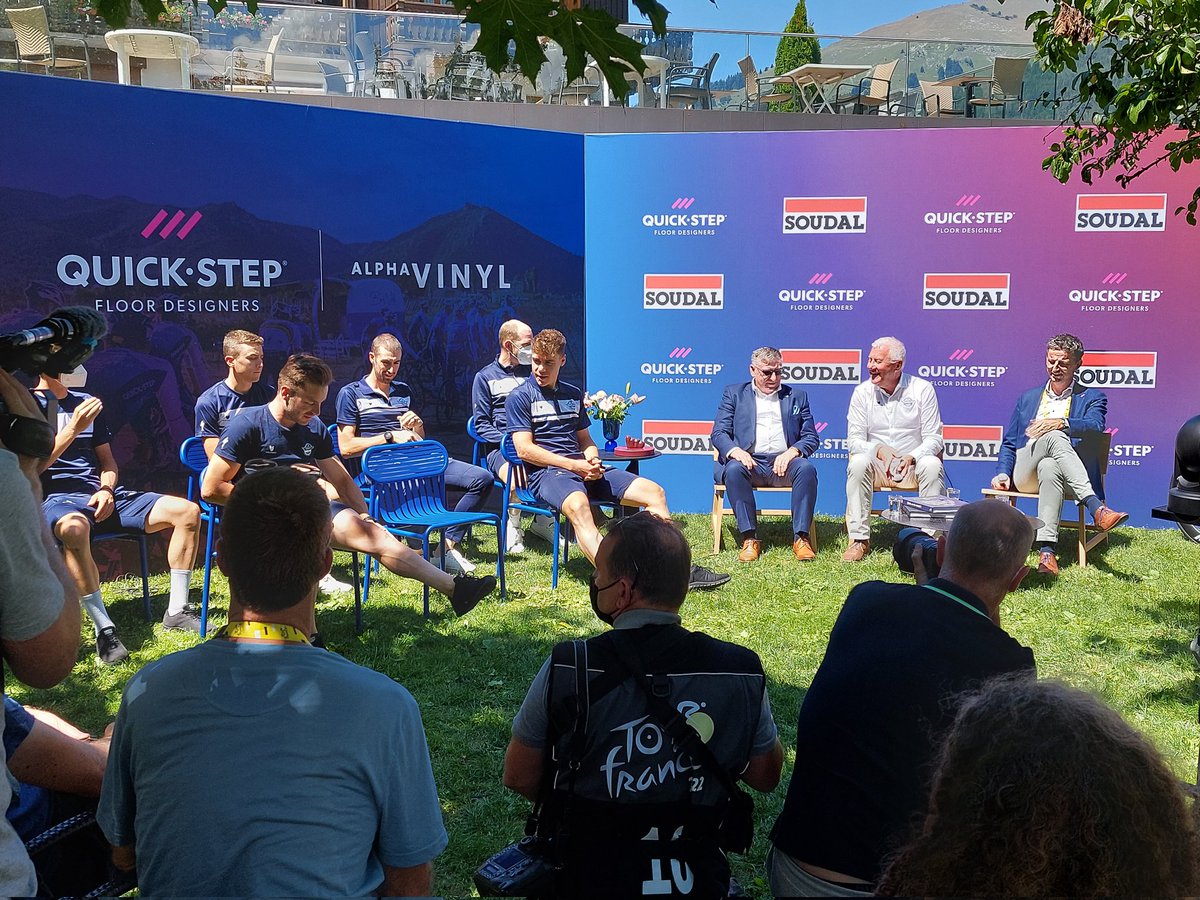 Soudal announces new Worldtour cycling sponsoring project starting 2023 with #Soudal #Quickstep team during #TDF22