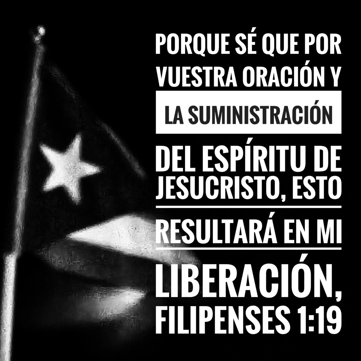 #11deJulioCuba #SOSCuba #Cuba Nación amada, oro por ti, clamo por tu verdadera libertad.