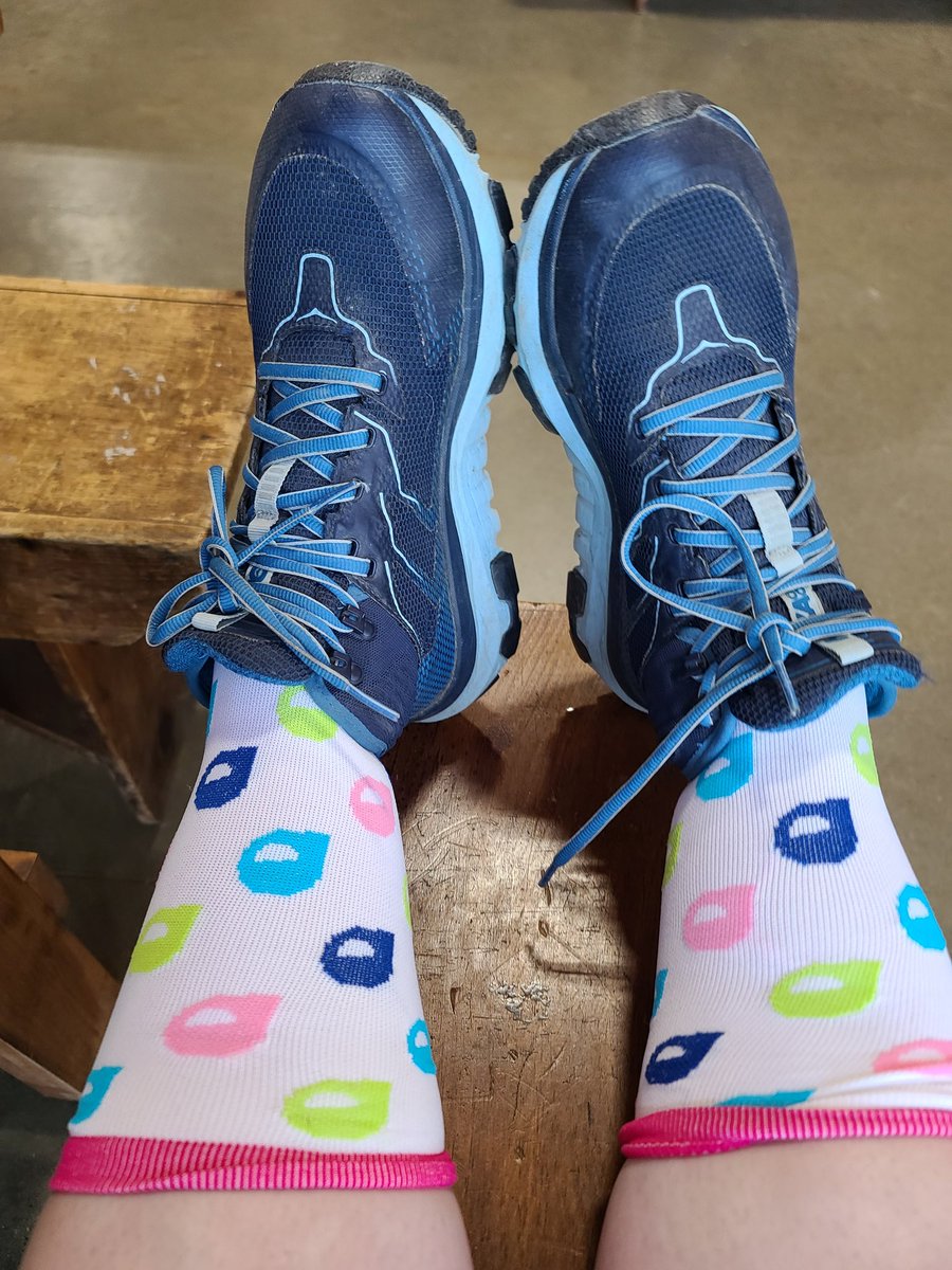 Danimorse123's tweet photo. It's a beautiful morning at scout camp #camproosevelt for crazy socks day and my #istelive22 #Flipgrid socks are perfect . #WickedDecent https://t.co/Xc53Fxk5H0