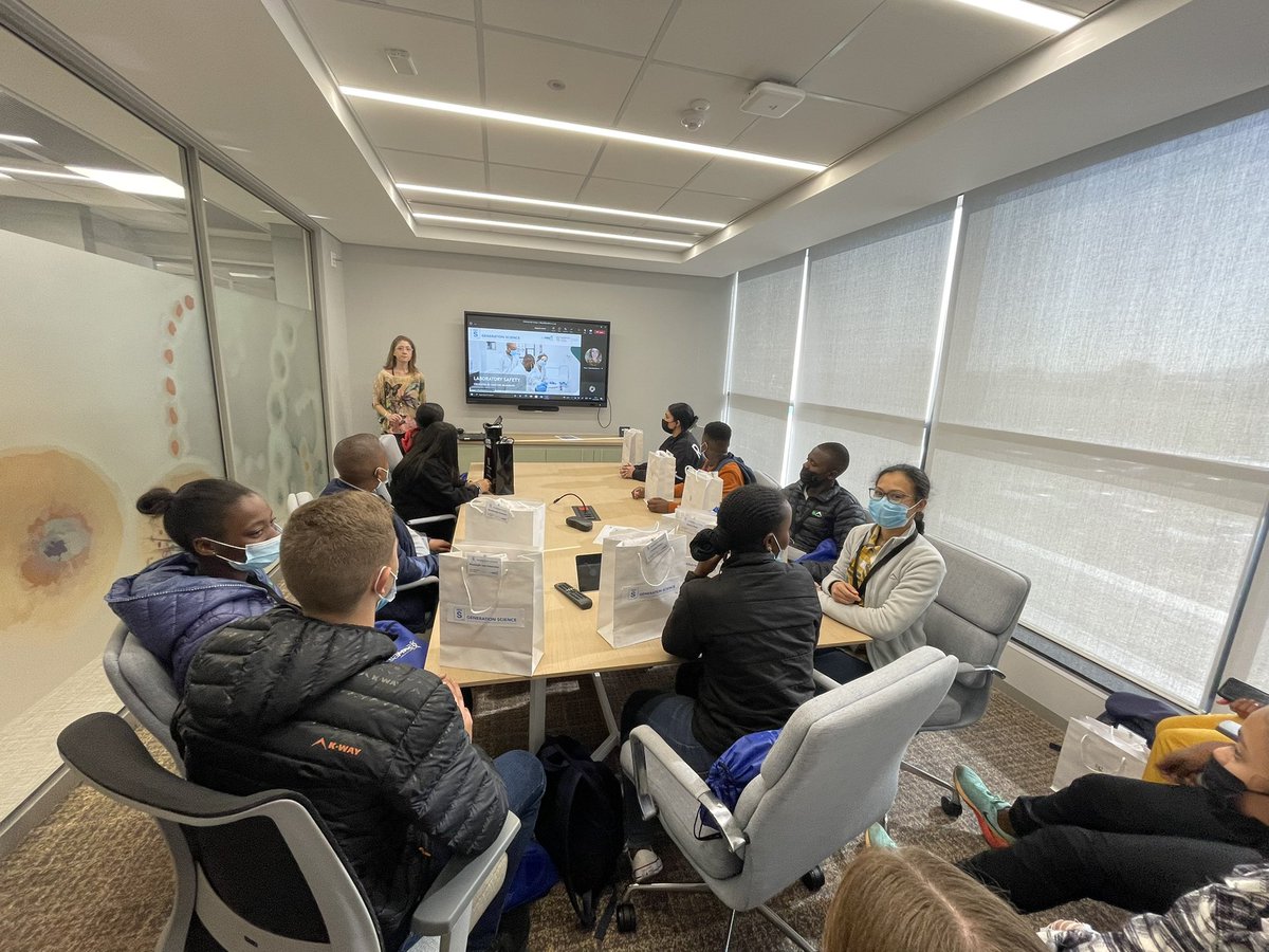 SuMBHG's tweet photo. On #Day1 of @MRCza #GenSprogramme learners were treated to a campus tour @SUhealthsci followed by a very important Lab Safety Talk from SITT secretariat and Lab Technical officer Mrs Caitlyne Young before entering and working in our state-of-the-art laboratories at MBHG. https://t.co/zbW3Qyyqmq