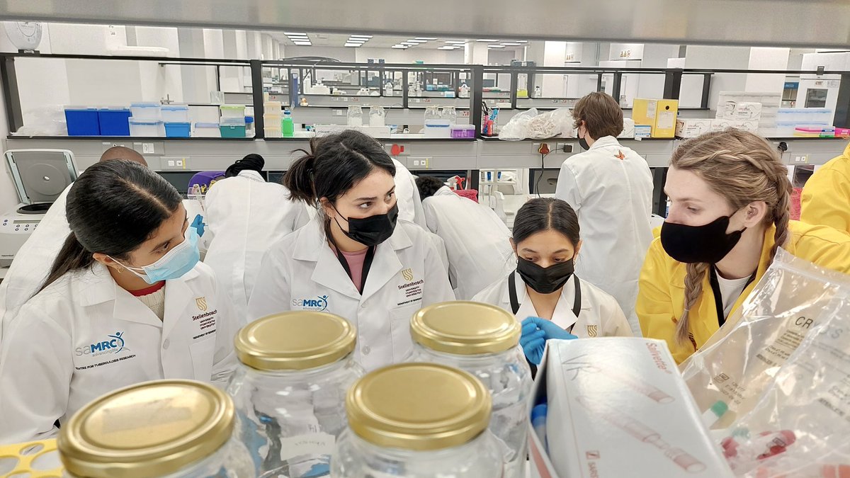 SuMBHG's tweet photo. Day 2 of the @MRCza #GenSprogramme ended with a Lab automation session hosted by @SUpsychgenetics Lab at MBHG. Here #GenS students learnt performed a speed test practical to highlight the increased cost-effectiveness, efficiency & reducedwaste afforded by specialised equipment https://t.co/dOrehQrjj8