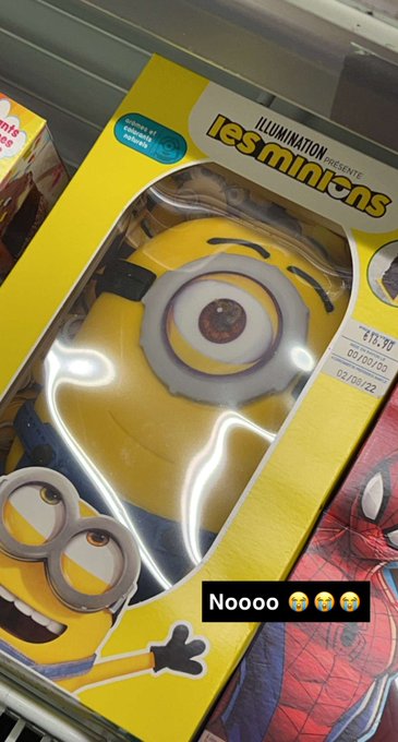 Found this at the store in France.. I&rsquo;m scared for the world.. this minions rising of gru has gone 2