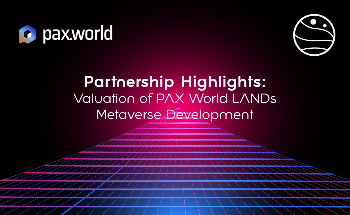 New week, new partnership 🔥🔥🔥

🔥We partnered up with @paxworldteam to:

🔥 Create a valuation algo for pax.world LANDs 

🔥 Support with #metaverse development from <a href="/mgh_metadev/">MGH - Metaverse Dev Group</a> 

🔥 Launch the MGH Community Hub on the pax.world island

#BUIDL