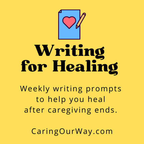 DeniseMBrown3's tweet photo. After our #caregiving experience ends, we have time to reflect, which can turn into moments of regret. Rather than judging what we did, we can find healing by writing about what happened.

Enroll in our free course and start writing: 
https://t.co/F4G46NEW5q https://t.co/L6dEW7VdMO