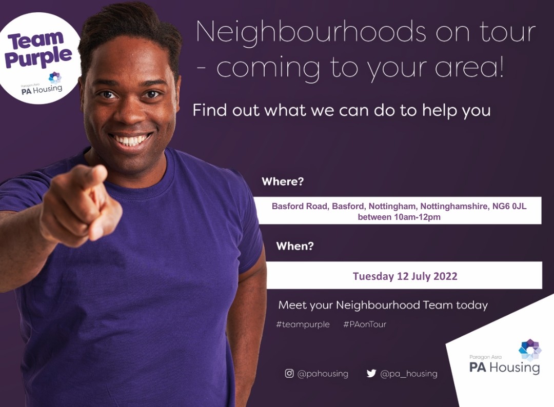 Residents of Basford Road feel free to come join us tomorrow and have your say @pa_housing <a href="/DeanaClarke14/">Deana Clarke</a> #teampurple