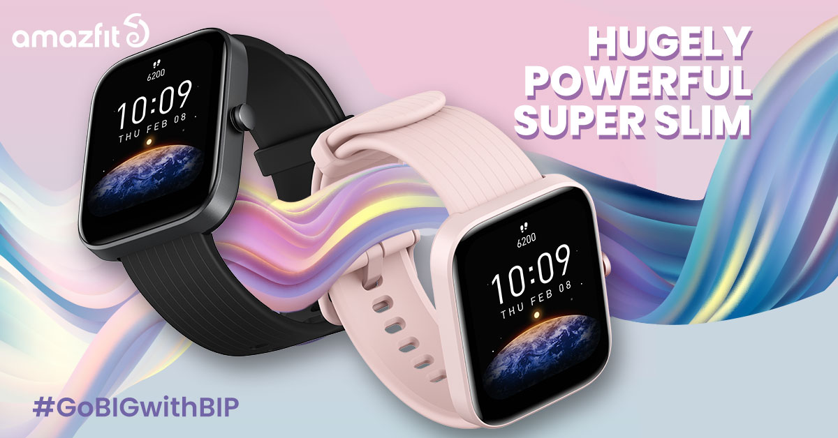 AmazfitIN's tweet photo. Unplug yourself for the big adventures.
Enjoy a wide range of features and a powerful battery, all packed into a super slim and light body on the all new BIP 3 PRO.
#Amazfit #AmazfitIndia #NewLaunch #Smartwatch #BIP3Series #BIP3PRO #GoBIGwithBIP #ThinkBigThinkBip https://t.co/jj2jMgtVYW