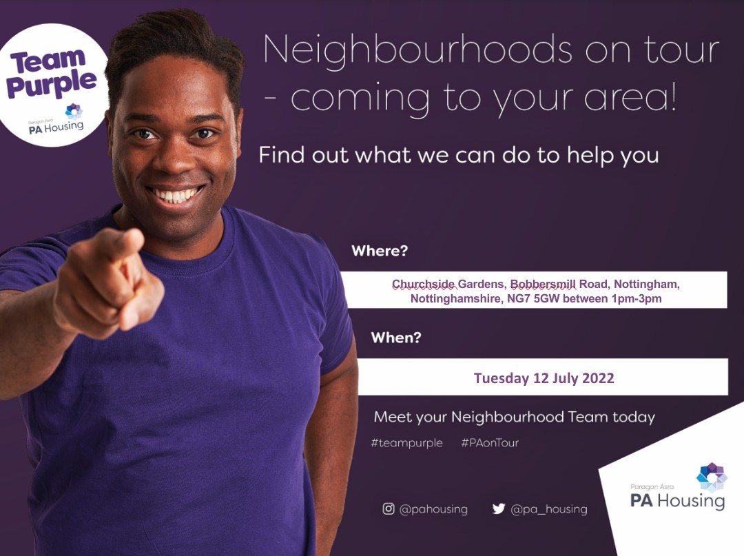 Residents of Churchside Gardens feel free to come join us and have your say @pa_housing <a href="/DeanaClarke14/">Deana Clarke</a> #teampurple