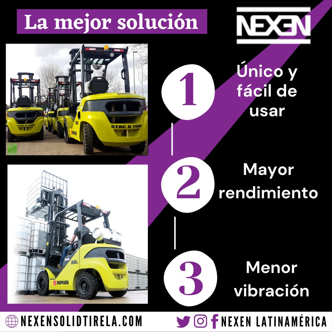 NexenLA's tweet photo. NEXEN, la llanta para montacargas con el mejor costo/hora del mercado, comprobado y garantizado. ✅

Contáctanos mediante WhatsApp para brindarte una atención más personalizada
https://t.co/q5IVZu15un
https://t.co/uw6BfUfQWR https://t.co/uGKNY5CMFR