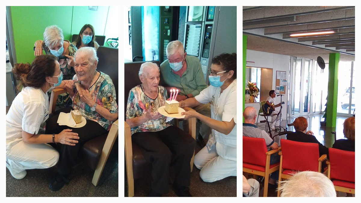 L'Aurora ha fet 103, acompanyada de  la seva família, persones usuàries i professionals amb una festa amenitzada per la música del nostre educador social.

Gràcies per tant i per molts anys més!