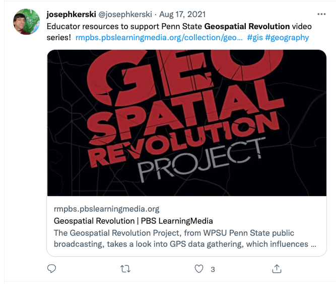 geospatialrev's tweet photo. @EsriUC @josephkerski @WPSU @EsteGeraghty Tweetstorm cont'd! #geospatialrevolution #geospatial #EsriUC https://t.co/BeZPgbHxX1