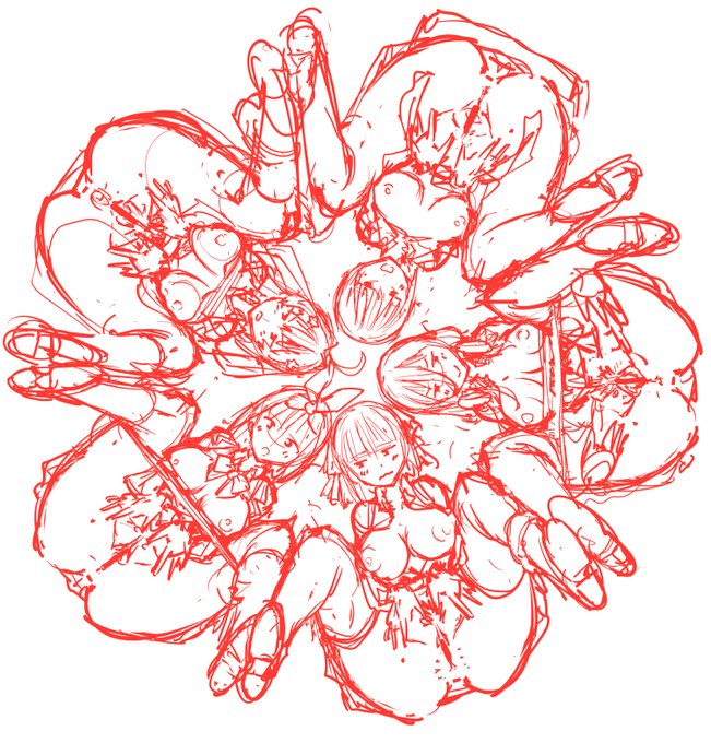 コピペで円にしたら良さそうだったのでペン入れしてみよかと思います🤪 