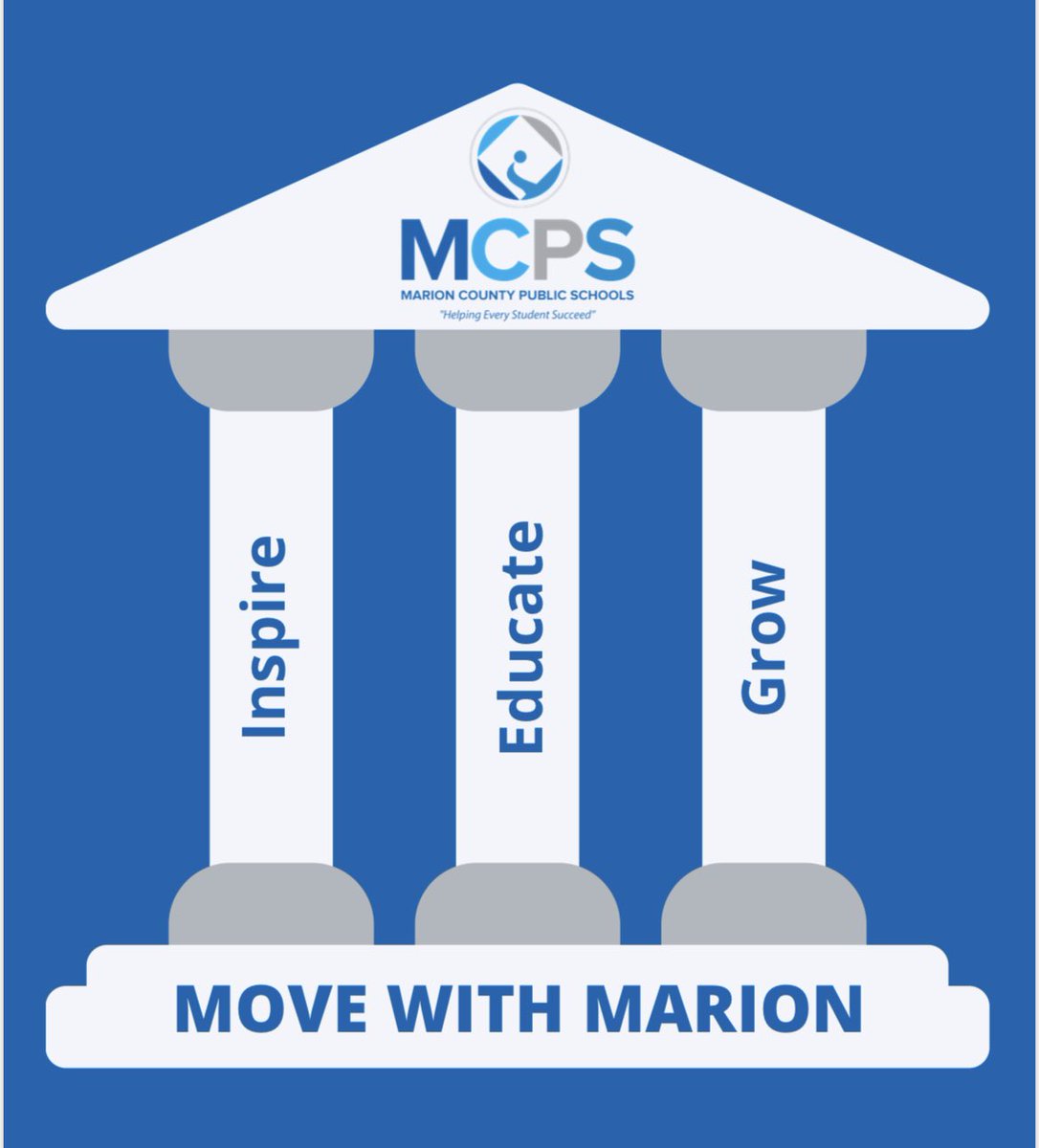 Check out our new Marion County Public Schools’ Recruitment logo! Thanks to our amazing recruitment team and the hard work of our Recruitment Summer Summit attendees for their thoughts and creativity! Come Move with Marion 🍎#HR #recruitment #education #join #team #schools #mcps