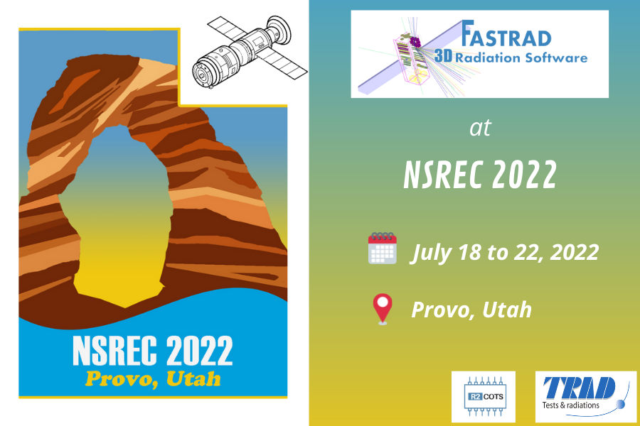 TRAD_Officiel's tweet photo. We look forward to meet you after two years of physical absence at the #NSREC, from July 18 to 22 at Provo, Utah!

Our experts will be glad to discuss and answer your questions regarding our FASTRAD® software, R2COTS© and any other TRAD activity.

We hope to see you booth #107! https://t.co/cn4KqRgdR1