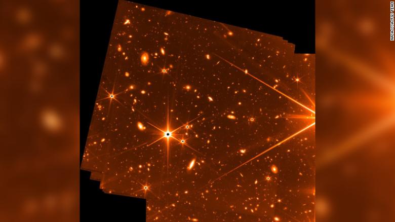 thepixelpoet_'s tweet photo. Anyone here eagerly waiting for James Webb telescope's 1st high resolution colour pictures tomorrow (12th) ?
(The below picture is a teaser picture)
#JamesWebbSpaceTelescope #CelestialObjects #Space #Science #NASA #ESA #CSA https://t.co/gxTer2yzJY