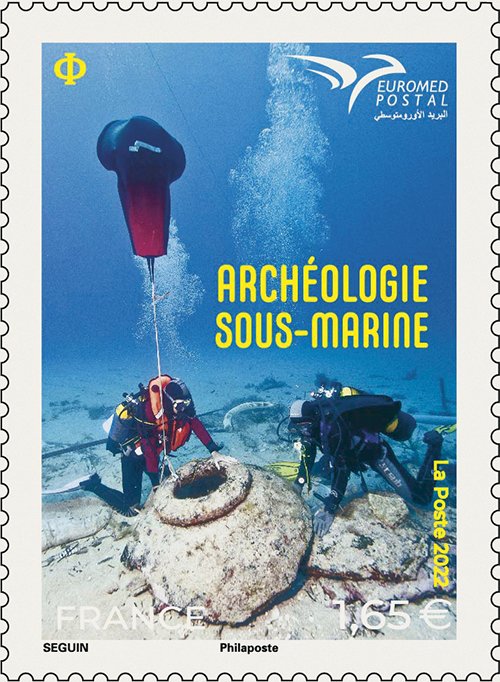 toutsurletimbre's tweet photo. [VENTE GÉNÉRALE] du #timbre #Archéologie sous-marine, disponible dès aujourd'hui : 
🤿dans la plupart des bureaux de poste 
🤿sur https://t.co/Ka729k7DDC 
🤿au Carré d'Encre #Paris 9e arr.
🤿 auprès de sav-phila.philaposte@laposte.fr
@Drassm_Culture @Inrap_ActuMMED @arkaia_amu https://t.co/E6bdtIe2BB