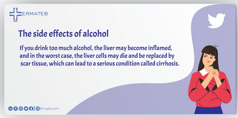 ErmatebEn's tweet photo. 🟡 The side effects of #Alcohol:
The effect of #alcohol on mood and #depression 
#Depression and alcohol consumption are very much related to each other, sometimes alcohol consumption will lead to depression and sometimes depression causes people to #drink alcohol. 
#ermateb https://t.co/wHpc662LU8