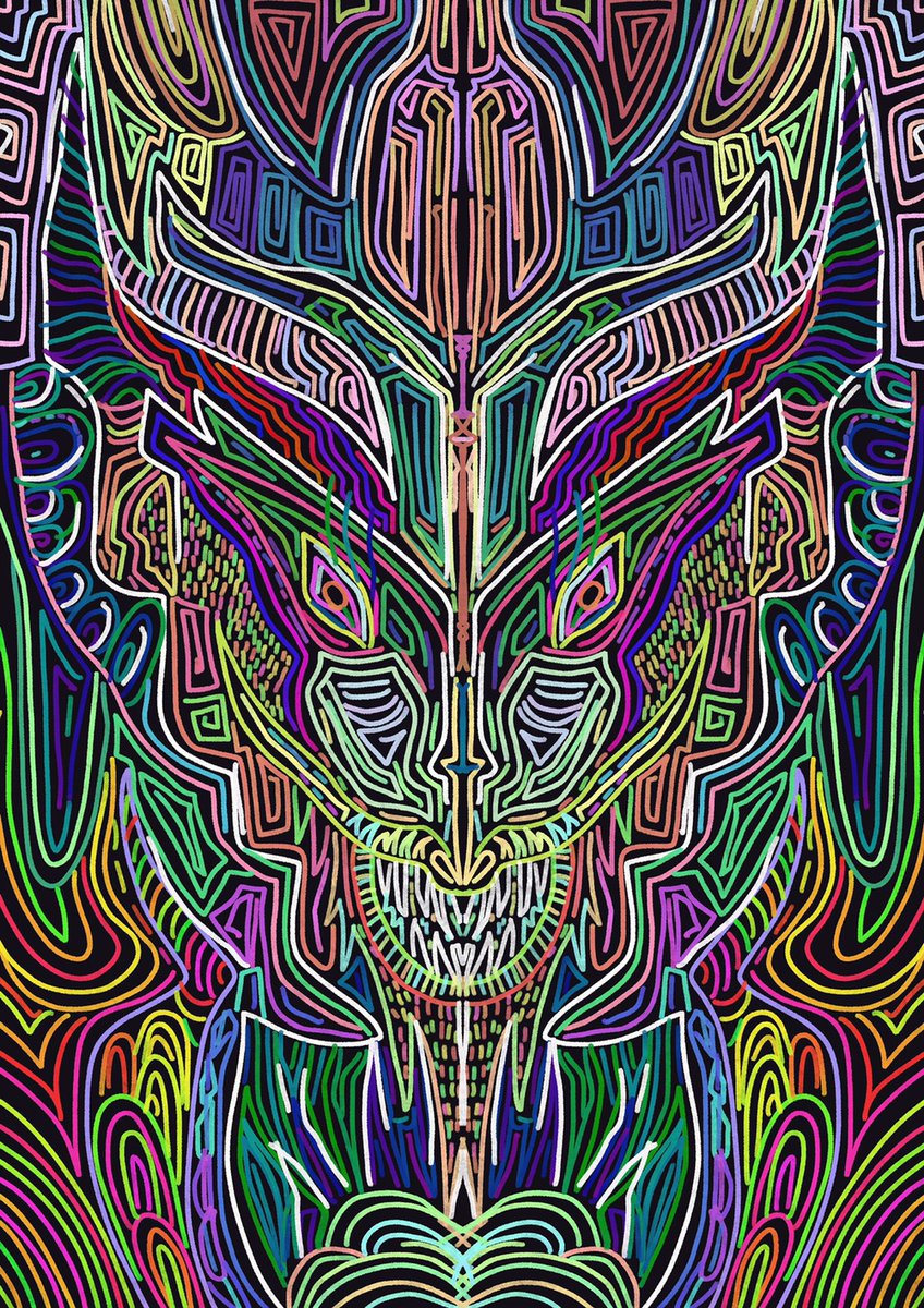 sacredlocosoul's tweet photo. 💜🖤 Hi. I'm Thai Artist. I start LocoSoul psycho village from I srtess and a bit depression. I love coloring line when my brain blank space.
These #locosoul creature represents spiritual.
Feelfree to follow me and i will follow you back to share inspire 😊
#NFTART #NFTCommunity https://t.co/e70qEsFTpW