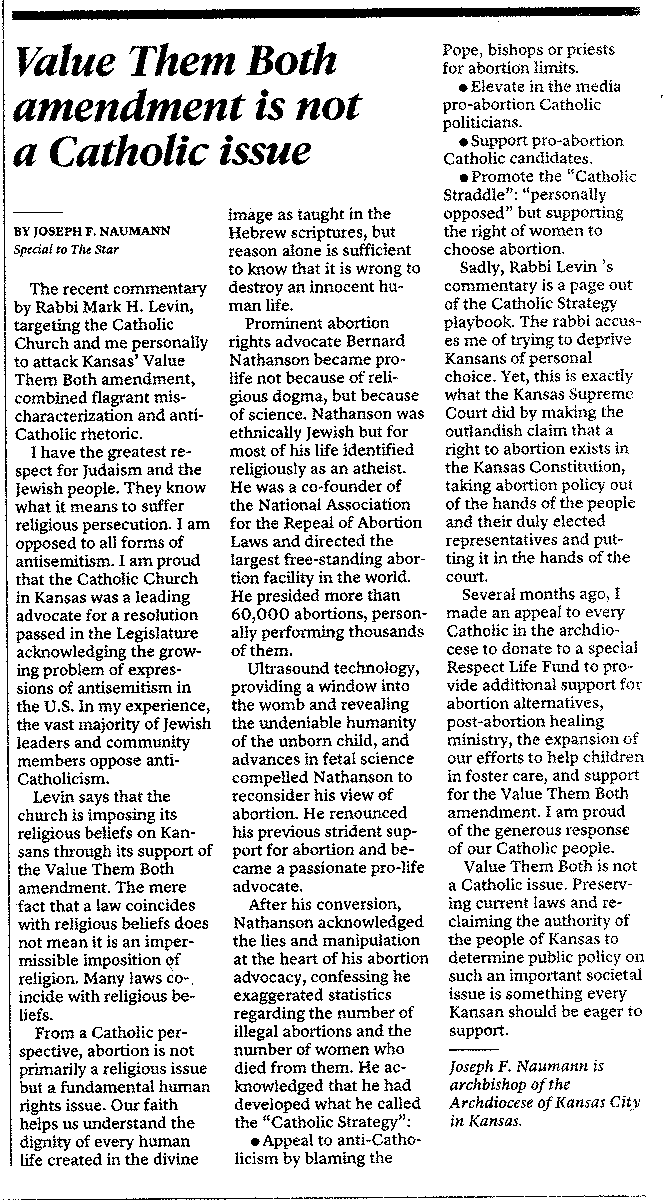 I highly recommend Archbishop Naumann’s recent article in the Kansas City Star: amp.kansascity.com/opinion/reader…