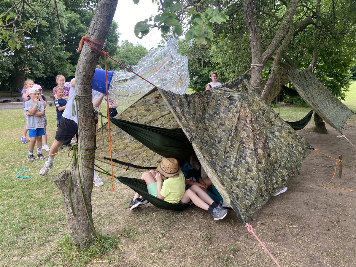 RileyMoorfield's tweet photo. What a fun afternoon taking part in the Jungle Camp! 🌿🌲 https://t.co/fXiFVUZOb3