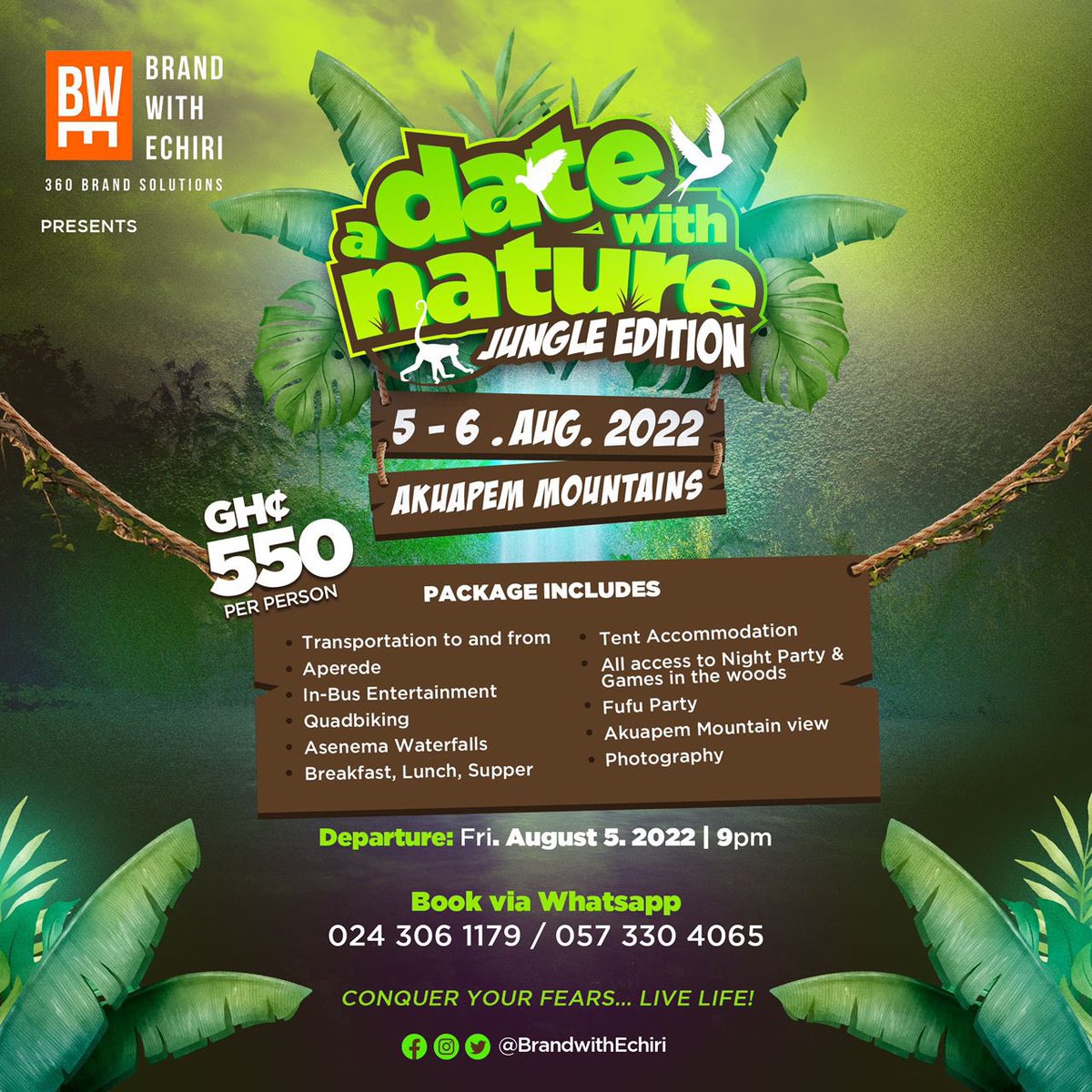 DavioNgugi's tweet photo. A Date With Nature 🔥🔥. @BrandwithEchiri @koffiAmoako @lordmends @Kofifreeman10  #JungleEdition https://t.co/ADHFVeJRiq