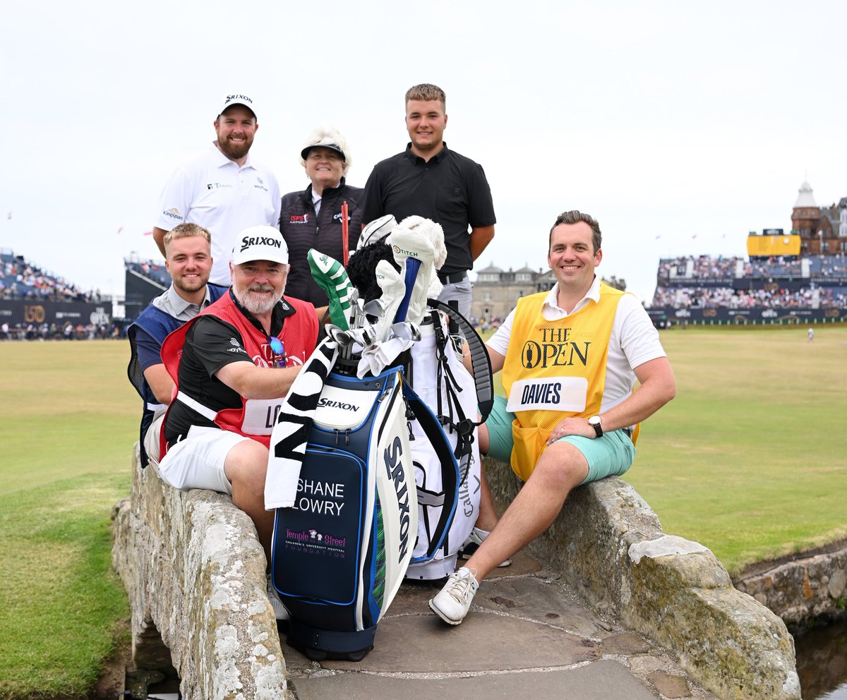 ShaneLowryGolf's tweet photo. Honoured to be a part of something special today at St. Andrews. Great start to what’s gonna be an amazing week.💪🏻☘️ #TheOpen https://t.co/EENQeQHq9X
