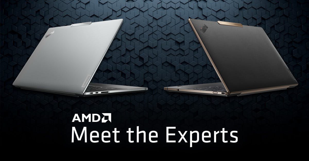 This Thursday, learn about the New ThinkPad Z13 &amp; Z16 with AMD Ryzen™ PRO Technology.

What we'll cover:
💻 Battery life
💻 Major performance 
💻 Evolution of TrackPoint
💻 The Communications Bar &amp; FHD webcam
💻 Engineered sustainably

Click here to join: bit.ly/3AOL5l8