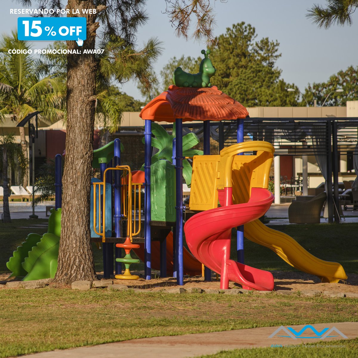 awaresortpy's tweet photo. ¡Relajate con tu familia en estas vacaciones de invierno! 👉Contamos con muchas actividades para toda la familia😊🎉

👉Todo el mes de julio reservando por la web tenes 15% OFF con el código promocional: AWA07
🖱Reservá tu lugar en https://t.co/7aekAU1ZON https://t.co/Ga4mra6qiX
