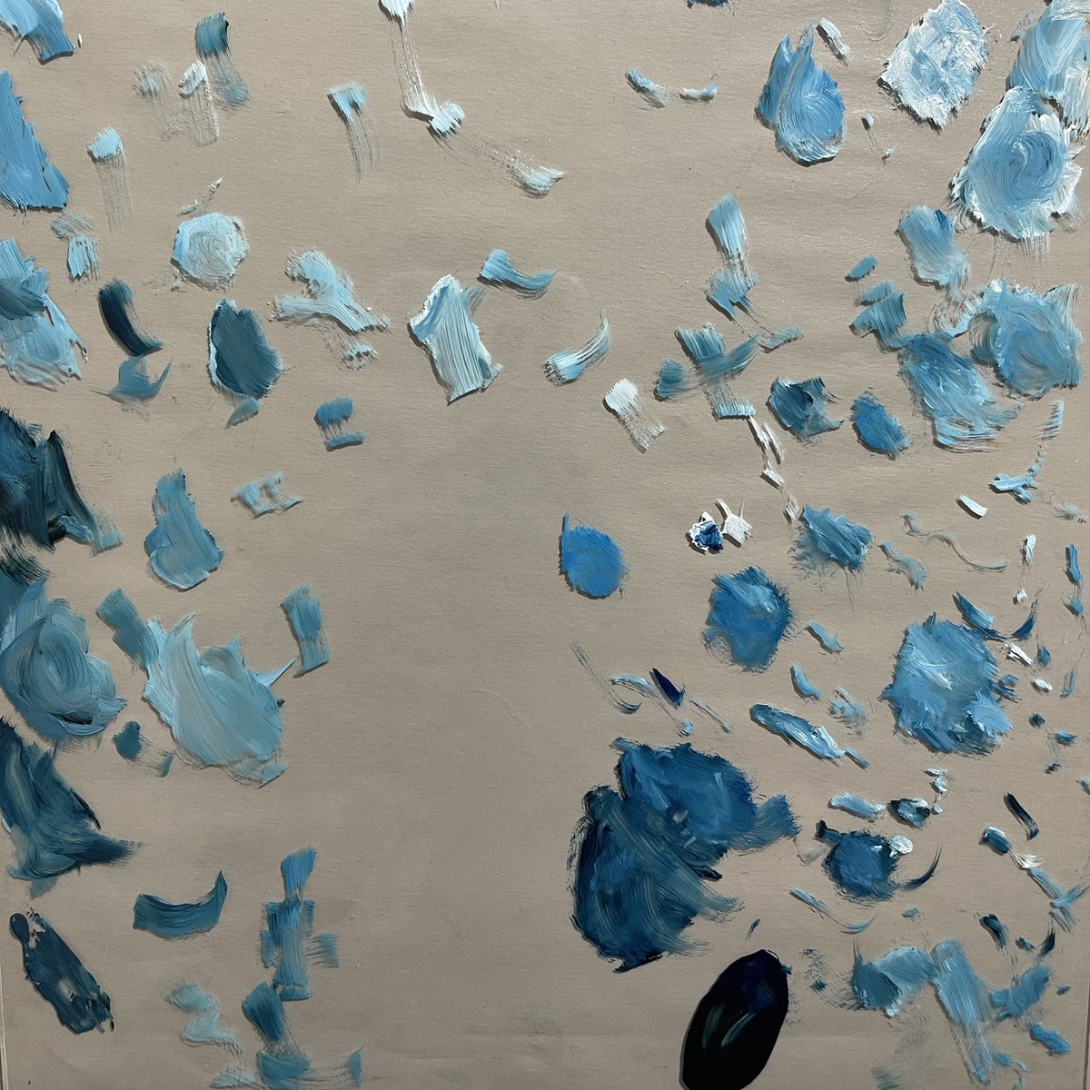 JasminReneeArt's tweet photo. The palette.                    The painting. https://t.co/6nTtVaeuzq