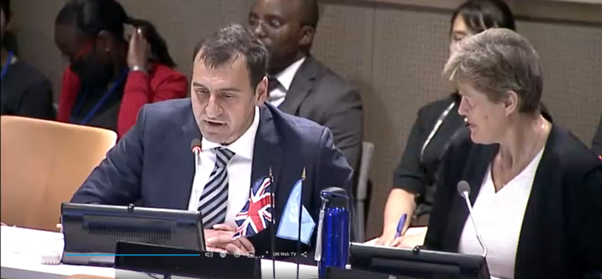 MOBILIST_Global's tweet photo. “#MOBILIST is leading the way in showing the importance of public markets in delivering sustainable capital flows at scale.” @B3_Oficial’s Head of Sustainability Cesar Sanches at the ongoing @MOBILIST_Global, @UKUN_NewYork and @KenyaMissionUN #HLPF/#HLPF2022 event. https://t.co/zXikaTDW7s