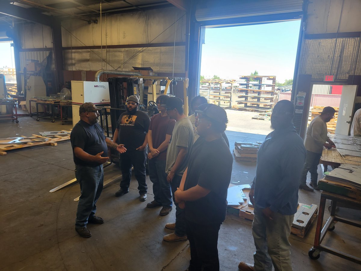 Thank you to our employer partner Excelsior Metals for giving our students a tour of their facility last week!