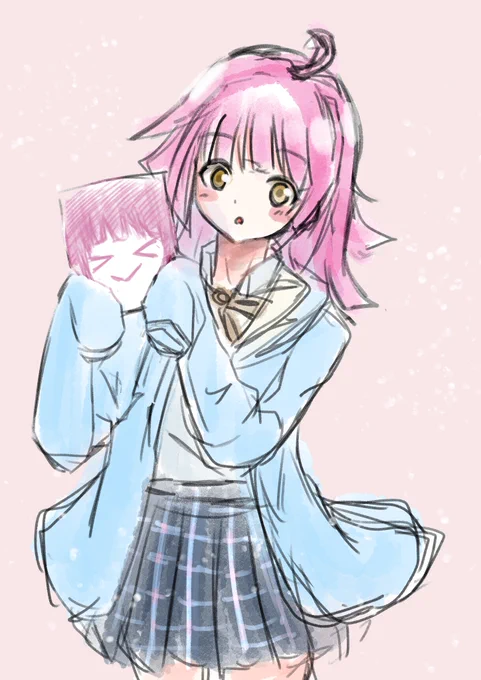 朝ワンドロ!気が向いたらちゃんと仕上げよ#虹ヶ咲 #絵描きさんと繫がりたい 