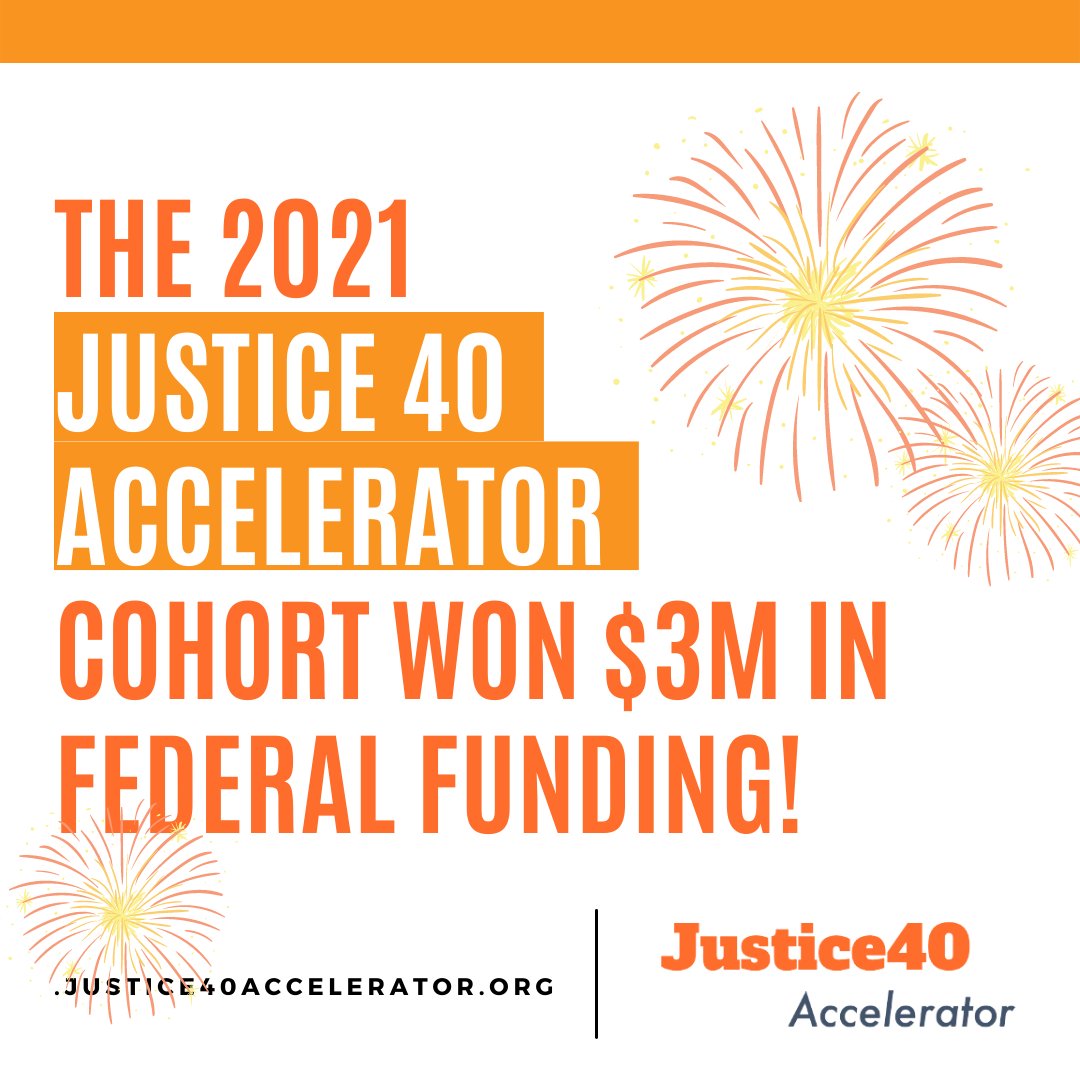 ICYMI! We are thrilled to support the 2022 #Justice40Accelerator cohort! 49 community-based, climate-justice orgs will apply their local knowledge and wisdom toward building solutions on the frontlines of the climate crisis. Support their impact ➡️ bit.ly/3bnEFyZ
